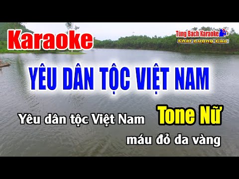 Yêu Dân Tộc Việt Nam || Karaoke Modern Disco ( Tone Nữ ) Nhạc Sống Tùng Bách