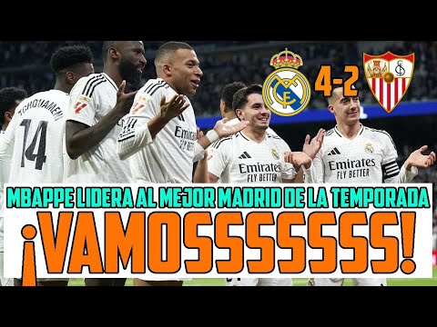 MBAPPE LIDERA CON GOLAZO Y ASISTENCIA AL MEJOR MADRID DE LA TEMPORADA Y EL BARÇA ATRÁS YA