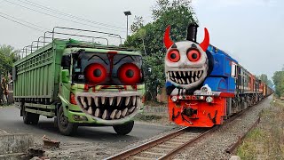 Truk Kontainer VS Truk Oleng VS Truk Pasir