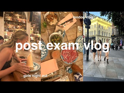 my last exam vlog | finishing a-levels, girls dinner and clubbing🕺