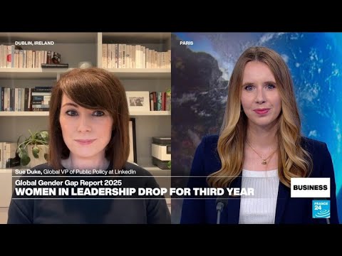 YouTube video thumbnail: Rate of Women Hired Into top Jobs Falls for Third Year Running