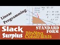 Linear Programming Concepts and Constraints