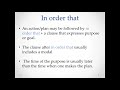 Purpose and Use of Clauses