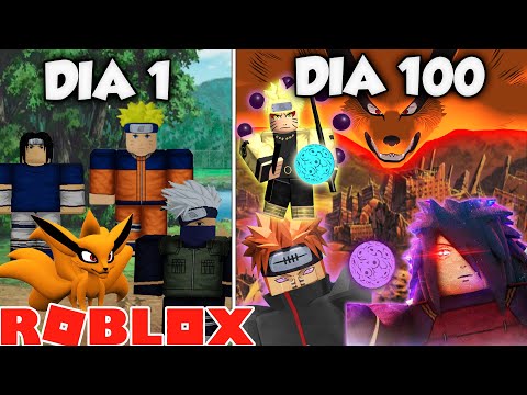 SOBREVIVÍ 100 Días ☠🍥 en NARUTO! Roblox Defense Simulator