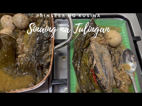 Sinaing na Tulingan sa Gata with boiled Egg