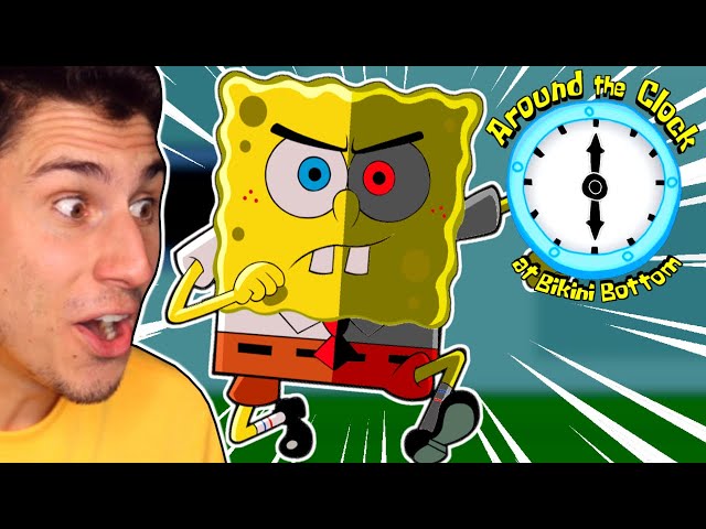 BEST SPONGEBOB GAME EVER! | Around The Clock At Bikini Bottom