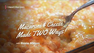 Baked Macaroni and Cheese 2 Ways: With Eggs & Without | Creamy Southern Mac and Cheese Recipe