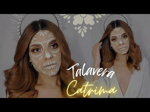 Maquillaje de Catrina Talavera Blanca ♡ Erandy Paz