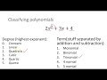 Classifying Polynomials: Key Concepts and Techniques