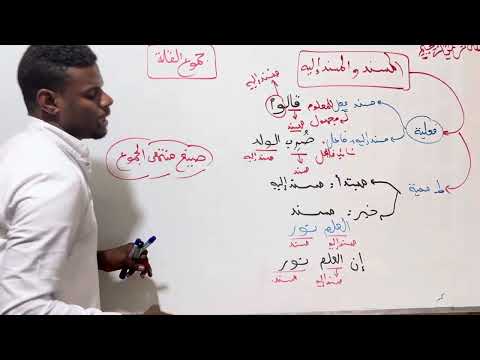 المسند والمسند اليه وصيغ منتهى الجموع (اداب وفلسفة فقط)