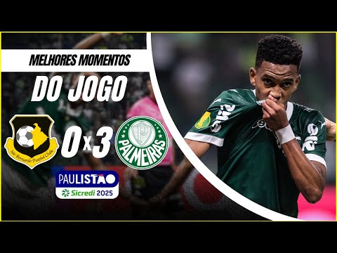 🔥 Estêvão Brilha! Palmeiras Goleia o São Bernardo e Vai à Semifinal | Melhores Momentos | Paulistão