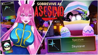 SOBREVIVE AL ASESINO PASCUA Y SAN PATRICIO 2025!🥚🍀 | NUEVO CODIGO Y SPECTROS!😱