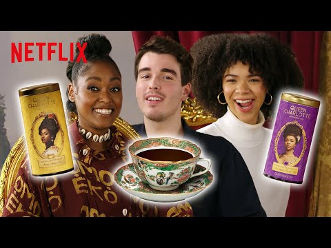 The Cast of Queen Charlotte: A Bridgerton Story Guess Each Other's Tea | Netflix