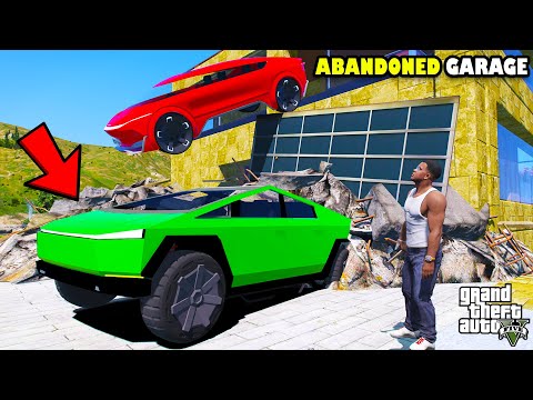 Franklin Found Ultra Rare Super Cars In Abandoned Garage GTA 5 | SHINCHAN and CHOP