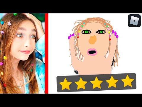 НАРИСОВАЛА СЕБЯ в ROBLOX?! 🤪 Роблокс Speed Draw