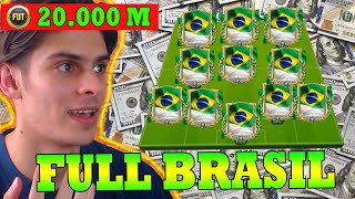 EL MEJOR EQUIPO FULL BRASIL POR 20 MIL MILLONES DE MONEDAS EN FC MOBILE