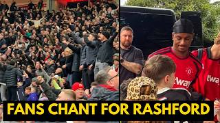 Man United Fans Give CRAZY RECEPTION Chant to Marcus Rashford During Man Utd vs PSG | Man Utd News