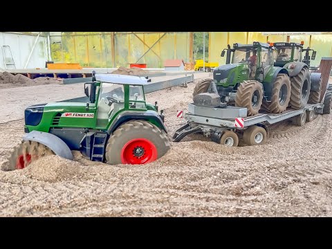 TRACTOR AT THE LIMIT, RC TRUCKS AND TRACTORS WORK HARD