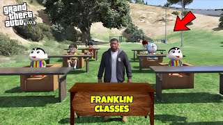 FRANKLIN ASKING QUESTION AND ANSWERS IN TUITION CLASSES IN GTA 5
