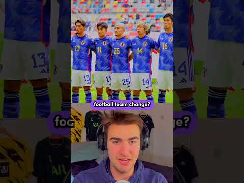Why do Japan play in Blue??👀🤯…