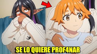 🌏 Cuando la elfa del isekai te persigue hasta tu mundo para PR0F4N4RTE 😳 Resumen Anime