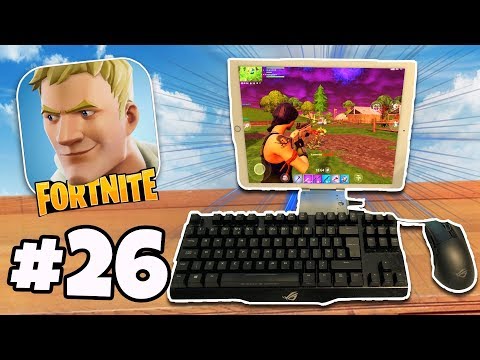 KEYBOARD & MOUSE On Fortnite Mobile iPad / iPhone | Fortnite Battle Royale IOS/Android Part 26
