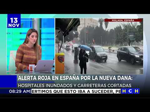 ¡Alerta roja en España!🚨por la nueva dana ya se reportan hospitales y carreteras inundados