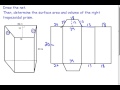 Trapezoidal Prism Surface Area and Volume