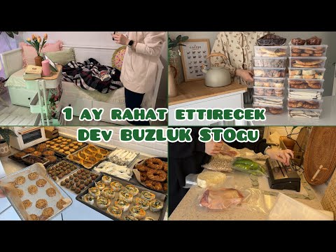 BESLENME VE ÇAY SAATİ İÇİN DEV BUZLUK STOĞU 🌱PRATİK VE MÜKEMMEL | ÇAY DEMLENENE KADAR HAZIR MENÜ 💫