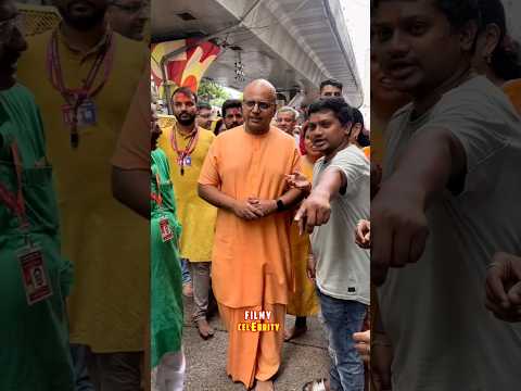 Gaur Gopal Das at lalbaugcha Raja darshan#gopaldasbapu#ganeshdarshan
