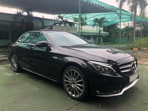 Bán xe Mercedes C300 đen 2018 chính hãng, trả trước 600 triệu nhận xe