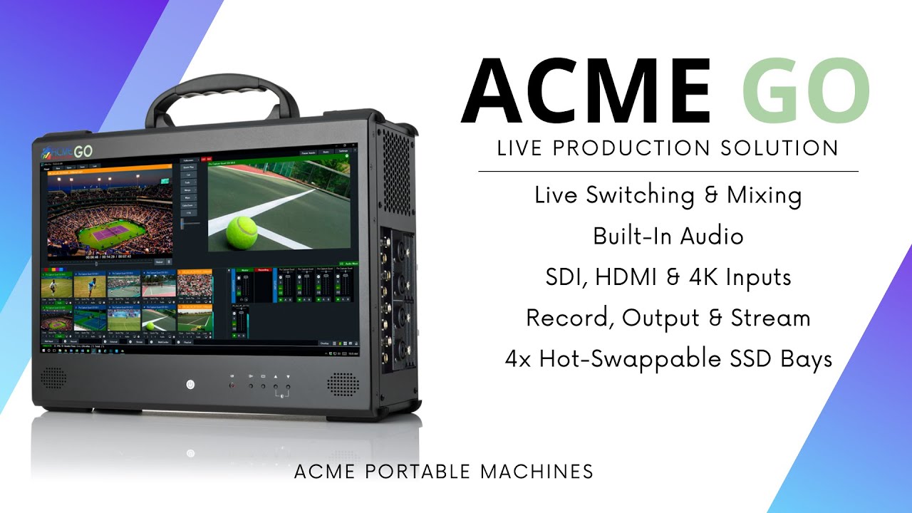 All-In-One Portable Live Production Solution! - Acme GO