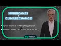 Hurricanes and Climate Change Impact