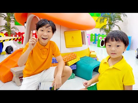 Build 3 Playhouse for Kids Playground with Toys