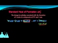 Standard Heat of Formation Concepts