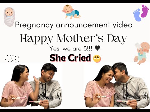 We are 3 | Pregnancy reveal | Baby on the way | Mother's day special | Mama Vini #mothersday #baby