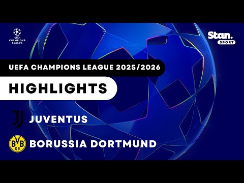 Juventus v Borussia Dortmund | Highlights | UEFA Champions League 2025/26