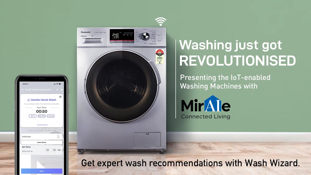 Panasonic Washing Machines powered by Miraie​​