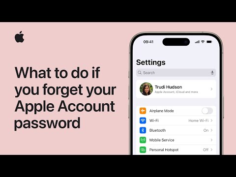 What to do if you forget your Apple Account password | Apple Support