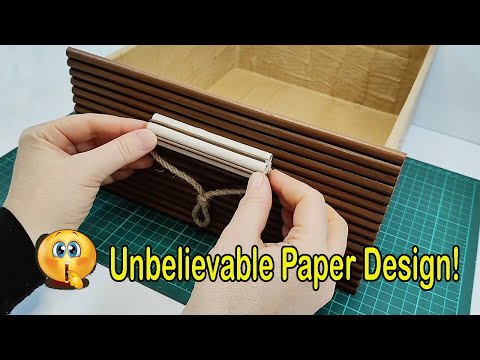 You Won't Believe This Dresser Is Made of Paper! 😱 | DIY Masterpiece