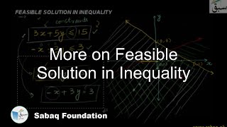 More on Feasible Solution in Inequality