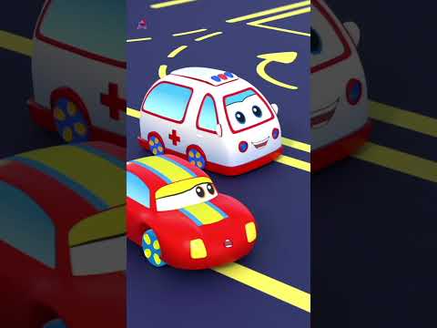 Колеса машины скорой помощи крутятся и крутятся #shorts #wheelsontheambulance #music #poem #forkids