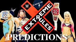 WWE EXTREME RULES 2018 PREDICTIONS