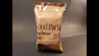 1998 US LRP Sweet & Sour Pork Review Food Packet Long Range Patrol MRE Preserved Ration Taste Test