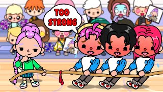 I’m The Strongest Girl In School | Toca Life Story | Toca Boca
