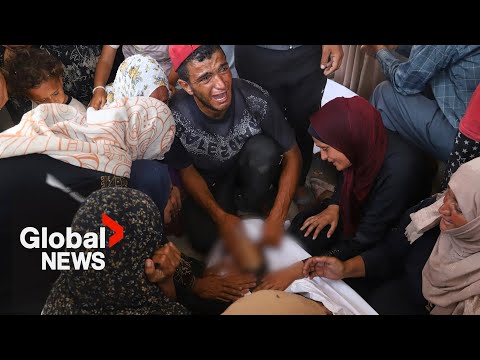 YouTube video thumbnail: 50+ Palestinians Killed in “Massacre” While Waiting for Aid in Gaza