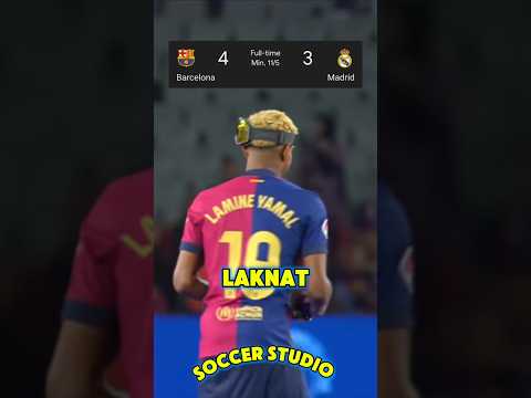 Lamine Yamal Bikin Fans Madrid Pusing #dubbingbola #lamineyamal #shorts