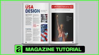 How to Design a Stunning Magazine in Affinity Designer 3 | Design Elements Explained | Part 3 |