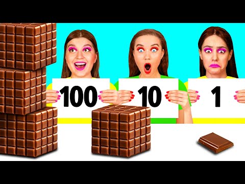 100 Layers of Food Challenge | Awesome Kitchen Tricks by DaRaDa Challenge