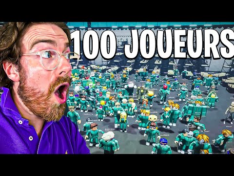 ÊTRE 100 JOUEURS DANS ROBLOX SQUID GAME SAISON 2 !